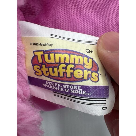 2013 Tummy Stuffers Pink Cat Jay Play Plush Stuffed Animal Holder Storage 15” - Picture 7 of 11